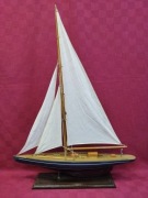 Model żaglowca drewniany ręcznie wykonany 847220
