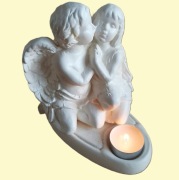 FIGURKA ceramiczna ANIOŁKI