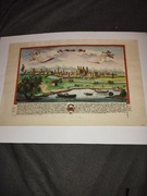 Miedzioryt barwiony Joseph Fridrich Leopold Spira Speir 