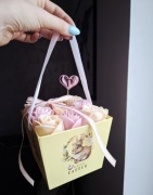 Mydlane kwiaty Flower Box Wielkanoc