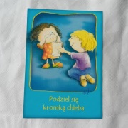 Pocztówka: Podziel się kromką chleba. TESCO / Caritas, ok. 2001 r. 2.