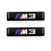 Naklejka Znaczek BMW Emblemat M3 kokpit błotniki logo 60mm x 14mm Mpower