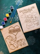 Kolorowanka Laurka Dzień Babci i Dziadka prezent od wnuczka personalizacja 