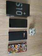 Samsung Galaxy S10 plus + galaxy buds + obudowy