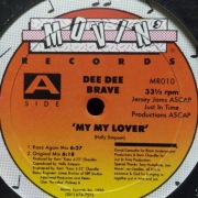 DEE DEE BRAVE - My My Lover - Maxi 12'' 1990 US