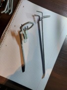 Zawieszki haczyki haki perforacje euro 100 szt