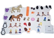 LEGO Figurki Friends mix frnd464 dp069 frnd391 Elsa koń 2szt siodło 47szt.