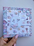 Kartka ręcznie robiona uniwersalna bez okazji wrotki kasety 