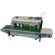 Zgrzewarka taśmociąg do folii opakowań saszetek