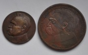 Polska.Medal 2 x Józef Piłsudski