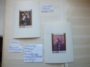 zestaw 2szt. znaczki cięte POCZTA LOTNICZA OMAN Malarstwo czyste ** KWIATY