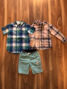 Koszula krótki rękaw spodenki rozmiar 116, 6-7 lat