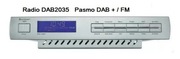 Radio kuchenne DAB 2035, FM, RDS