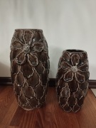 Wazony ceramiczne wys. 29 i 39 cm