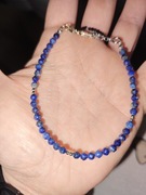 Bransoletka ręcznie robiona lapis lazur 3mm