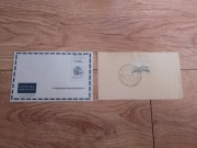 2 stare koperty okolicznościowe lotnicza i przystań flisacka czorsztyn