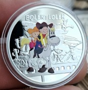 Srebrna moneta Niue 1 Dollar Bohaterowie Kreskówek Bolek i Lolek 2011