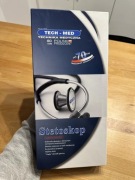 Stetoskop kardiologiczny Tech med szary