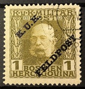 OA 1, kasowany, 1915r.