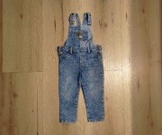 Ogrodniczki 98 So Cute Pepco dziecięce dżinsowe niebieskie z misiem