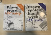Zestaw 2x książka last minute prawo pracy prawo spółek handlowych kp ksh