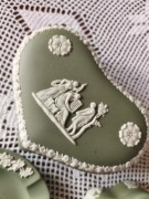 Biskwitowa porcelana , puzderko.