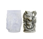 WILKI Matka z Synem forma silikonowa 10.4*8 do Świec Mydła Odlewów 