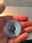 Srebrna moneta Bestie Tudorów: Lew Anglii 2 oz