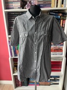 Męska koszula w czarną kratkę