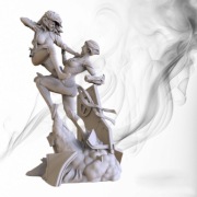 Figurka druk 3D żywica " Rogue vs Marvel - F114 "- 120 mm
