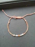 Bransoletka regulowana z perłami