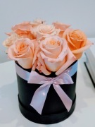 flower box żywe róże