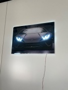 Dekoracja LED do pokoju - sportowy samochód - Lamborghini 