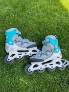 rolki OXELO 32-35 + kask i ochraniacze