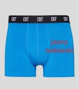 Bokserki Cristiano Ronaldo CR7, rozm. L, jasnoniebieskie, 95% bawełna