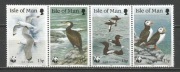 Isle of Man 1989 Mi 408-411 ptaki**czyste