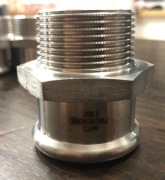 Złączka nypel Inoxpres inox 1 1/4x42 do zaciskania