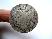 ROSJA: 1 RUBEL 1774 R