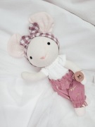 Lalka przytulanka rękodzieło eko zabawka