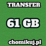 TRANSFER CHOMIKUJ 61 GB BEZTERMINOWO
