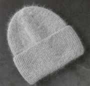 Czapka zimowa z angorą 