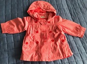CYRILLUS przeciwdeszcz. płaszcz z kapturem r.80