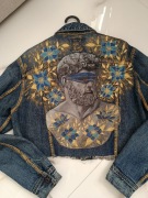 Personalizowana Kurtka Jeans / Hand Painted / Custom / Można Prać