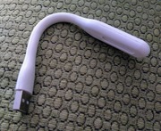 Lampa lampka USB LED biała elastyczna 100% sprawna
