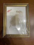 Ramka złota 15x21 ramka do zdjęć