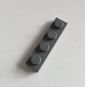 KLOCEK LEGO PŁYTKA 3710 - C.SZARY