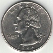 USA quarter dollar 25 centów 1996 P nr 1