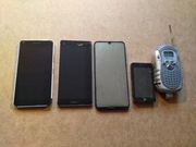 Zestaw  telefonów uszkodzone