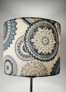 Abażur, klosz z tkaniny "Mandala" 25x20cm, na lampy stojące i wiszące