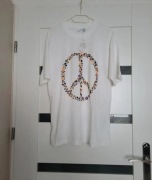 biała koszulka disney mickey mouse oversize m